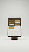 Digital Scheduling Tablet With Branding